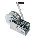 BLACKHORSE-RACING 3500 lbs Hand Winch with 33FT