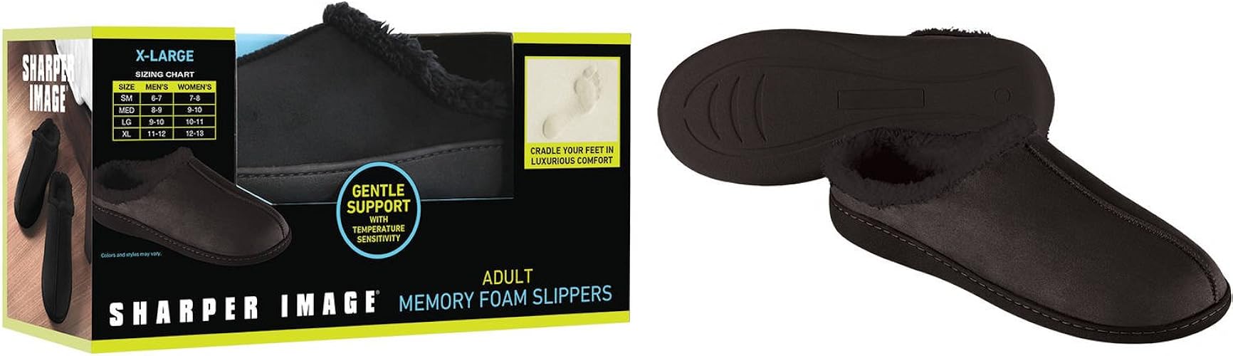 sharper image slippers