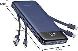 charmast Portable Charger with Built in