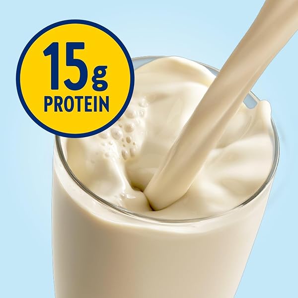 GLUCERNA HUNGER SMART DIABETES CARE SHAKE, CLASSIC VANILLA, DIABETIC MEAL REPLACEMENT TO SUPPORT BLOOD SUGAR MANAGEMENT, 15G PROTEIN, 180 CALORIES, READY TO DRINK, 10-FL-OZ BOTTLE, 6 PACK