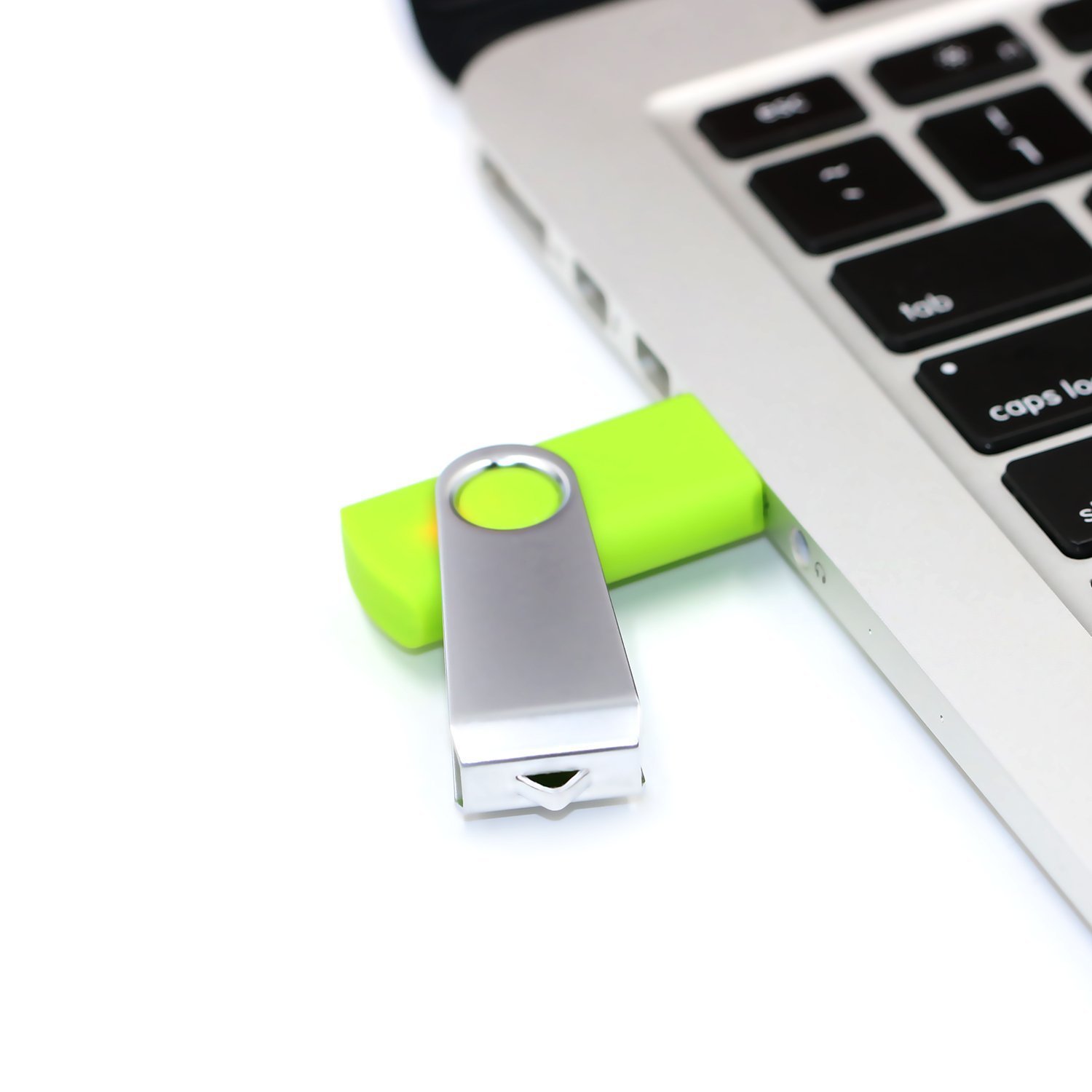 USB Stick, 5 Bunt USB-Stick 16GB Stück Speicherstick 2.0 Mini Rotate Metall Pack (5 Mischfarben: Schwarz, Blau, Grün, Rot, Violett )