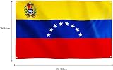 Runesol Venezuela Flag 3x5ft 91x152cm 4 Brass Eyelets Premium Flag view 2