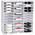 Krafetto Ink Pad Storage Rack, 36 Grids Stamp Pad Organizer Holder Compatible with Stampin Up, Ranger Ink Pads