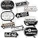 Funny Bride Tribe - Bridal Shower & Bachelorette Party Photo Booth Props Kit - 10 Piece
