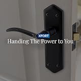 XFORT Polished Chrome Lever Latch Door Handle Victorian Flat Set 4 Pairs view 6