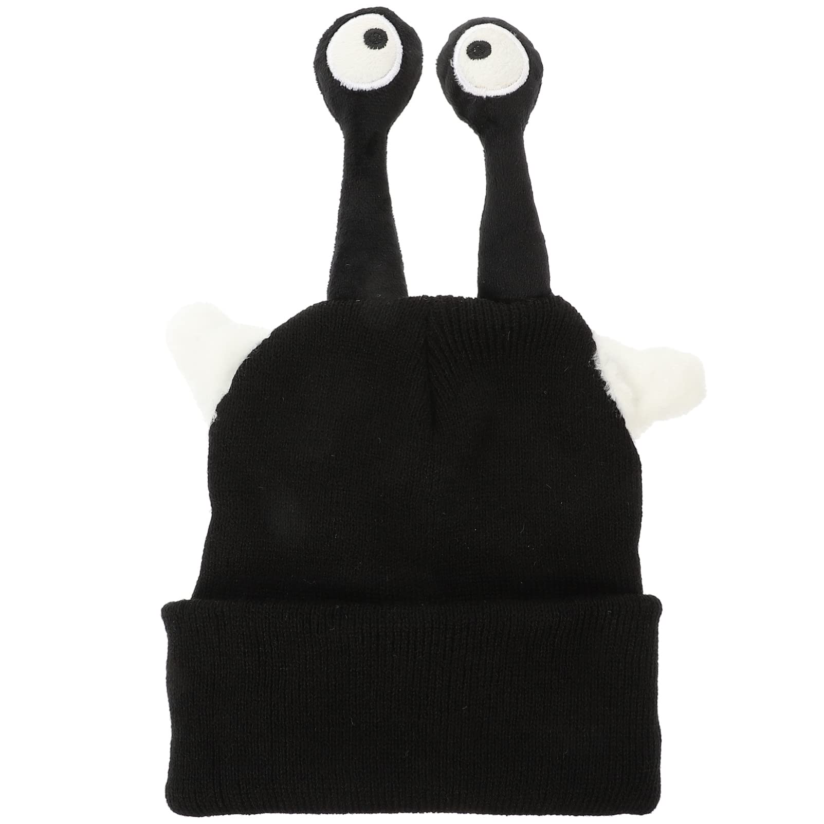 Beanie Hat, Black Balaclava, Black Beanie Hat Men, Ski Helmet Warm Snow Hat, Snail Helmet with Drawstring Unisex For Adults And Children