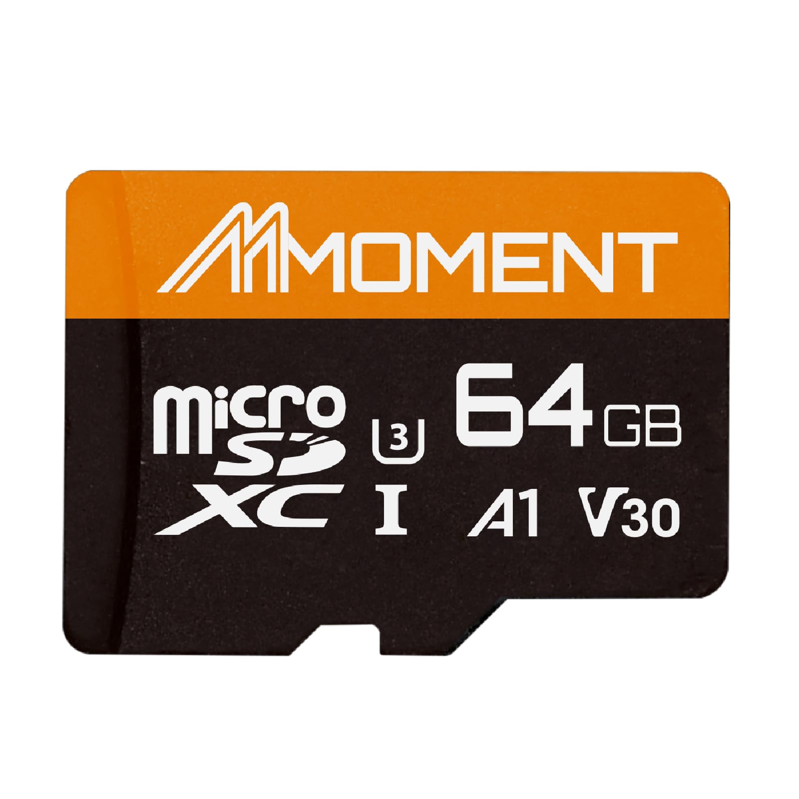MMOMENT Micro SDXC Card for Nintendo-Switch, A1, UHS-I, U3, V30, Class 10 Compatible, Read Speed Up to 95 MB/s,Write Speed Up to 35MB/s, SD Adapter Included (64GB, Orange High Speed - A1, U3, V30)