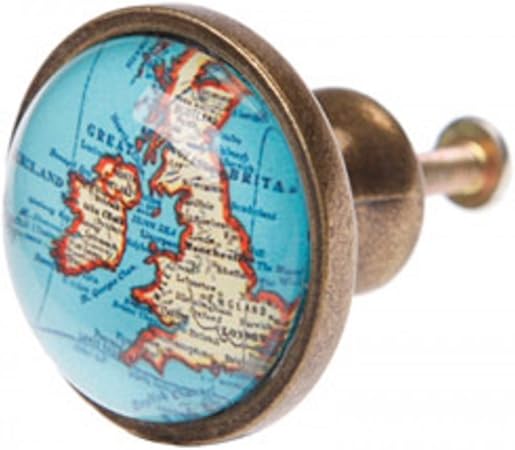 Sass Belle Vintage Map Drawer Knob Small Multi Colour Amazon