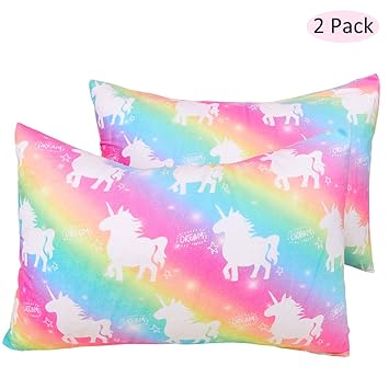 Amazon Com Mhjy Toddler Pillowcase 2 Pack Unicorn Pillow Cover 14