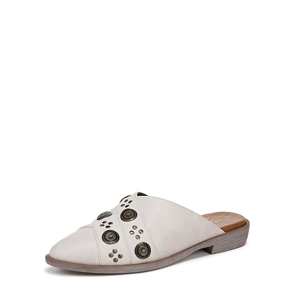 BLOWFISH MALIBU WOMENS HAZEL MULE OFF WHITE 11 M