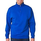 Jerzees Men's NuBlend 1/4 Zip Cadet Collar Sweatshirt