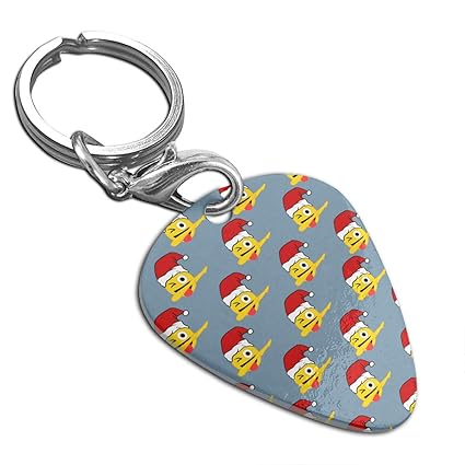 BLACK SP Dabbing Face Emoji Personalized Custom Stainless Steel Guitar Pick Necklace with Silver Pendant for