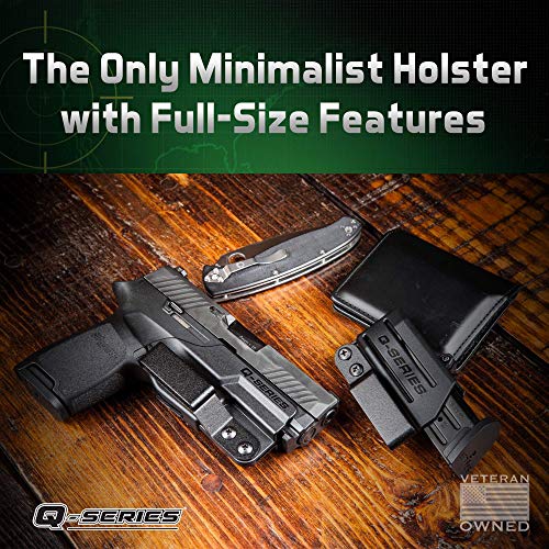 QSERIES Minimalist Concealed Carry Holster Compatible with Glock Gen 3
