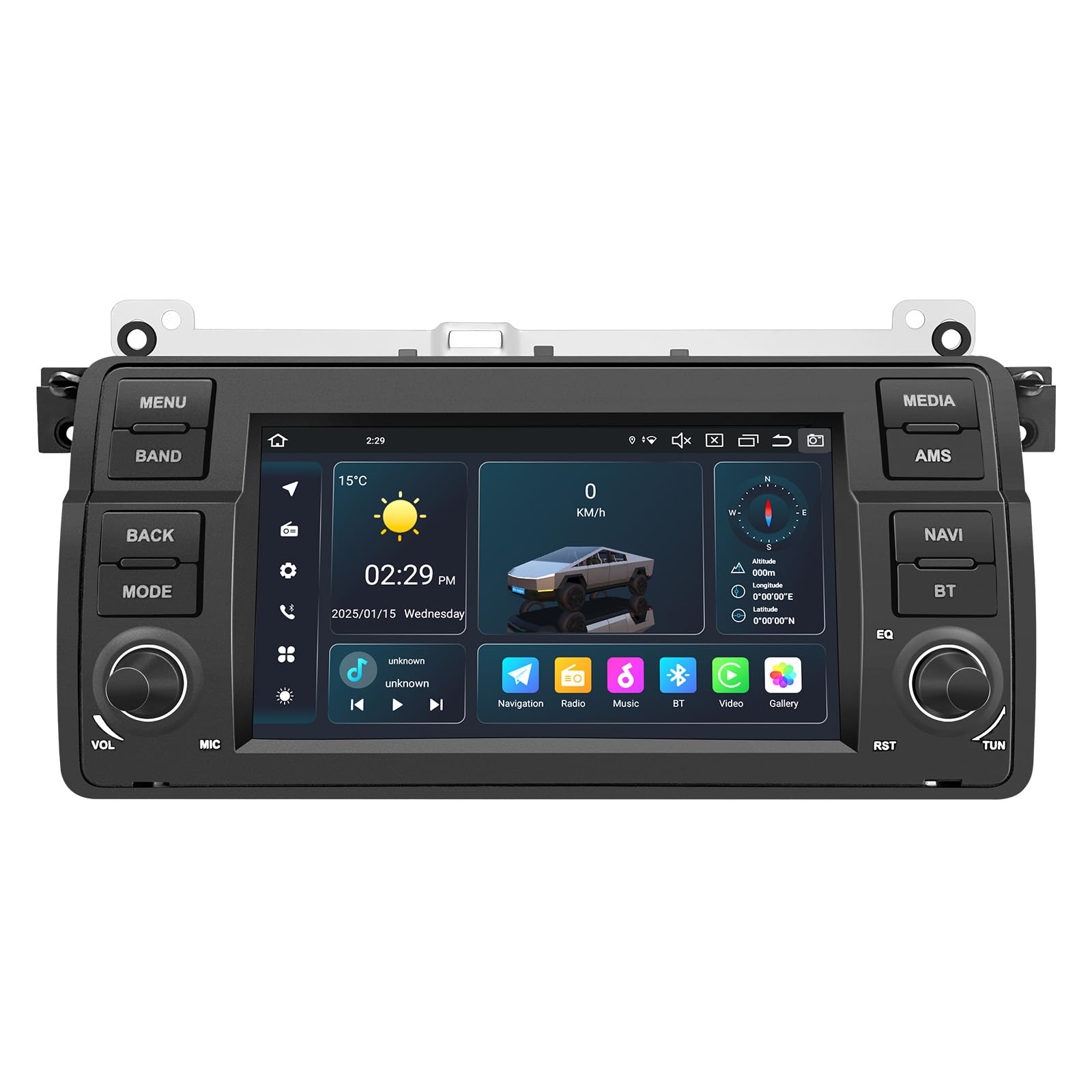 SWTNVIN Car Radio for BMW 3 Series E46 Rover MG ZT