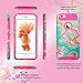 iPhone 6/6s Case,AnnBay Drop Protection Soft TPU Armor Slim Shock Resistant High Impact Hard Hybrid Dual Layer Heavy Duty Case Armor Cover Case with Totem Flower Pattern for iPhone 6/6s (Hot Pink)
