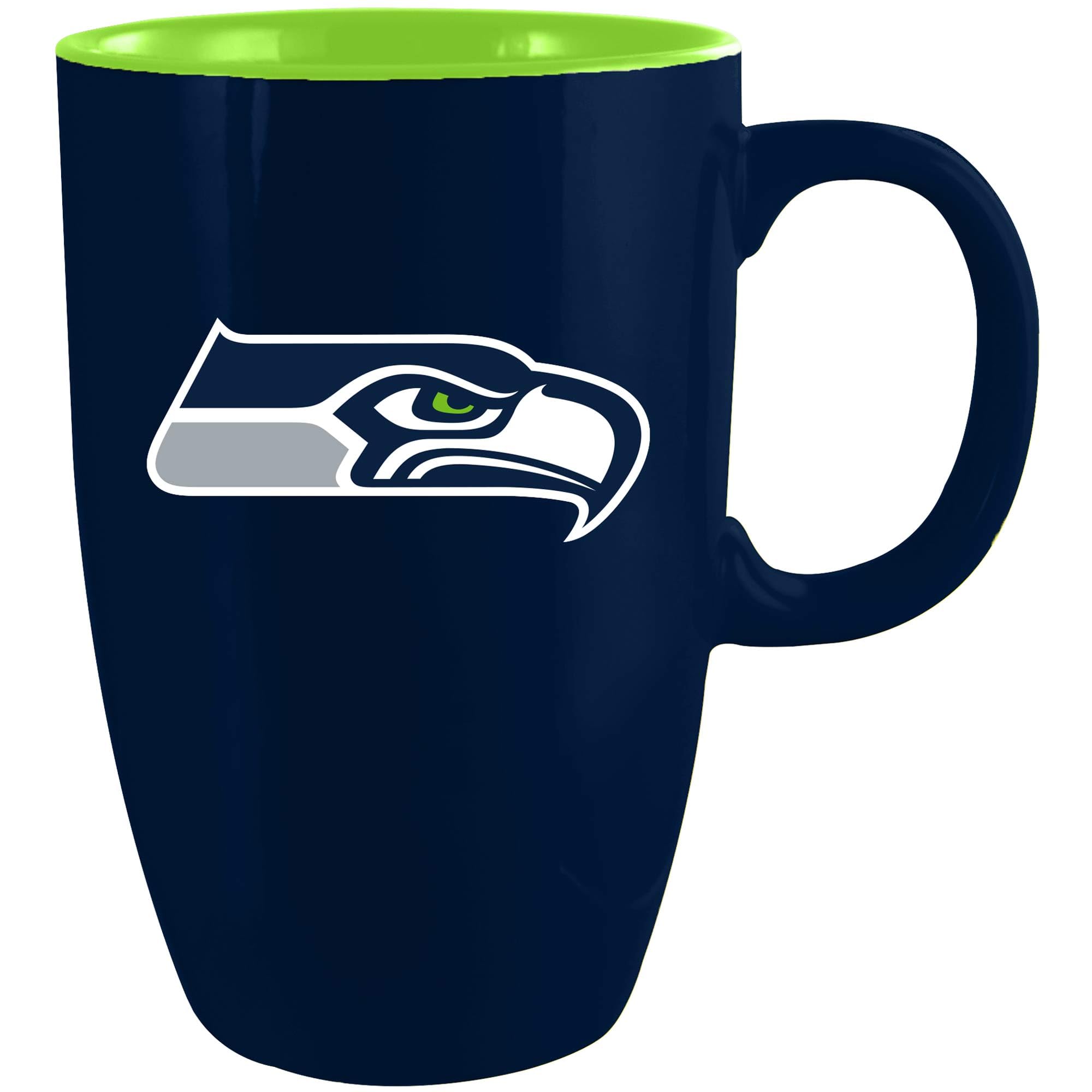 Photo 1 of The Memory Company Licensed NCAA 20oz Tall Ceramic Mug, Seattle Seahawks
