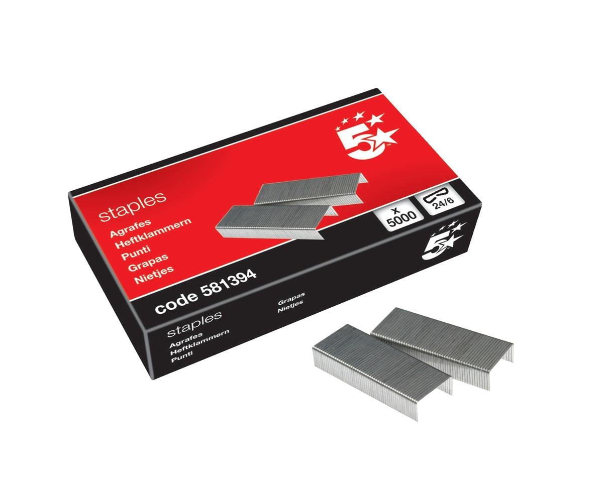 5 Star Staples 24-6 Ref 581394 [Box 5000]