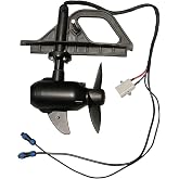 55LBS / 65LBS Thrust Electric Engine Trolling Motor for Fin Pedal Kayak | 12V/24V Dual Voltage Electric Motor, Foot Pedal Hands-free Control, High Speed and Easy Operation