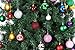 Sea Team 30ct Christmas Ball Ornaments Shatterproof Christmas Tree Baubles Decorations with Tied Strings for Holiday Wedding Party Decor, Glitters-free Easy to Clean, 1.97
