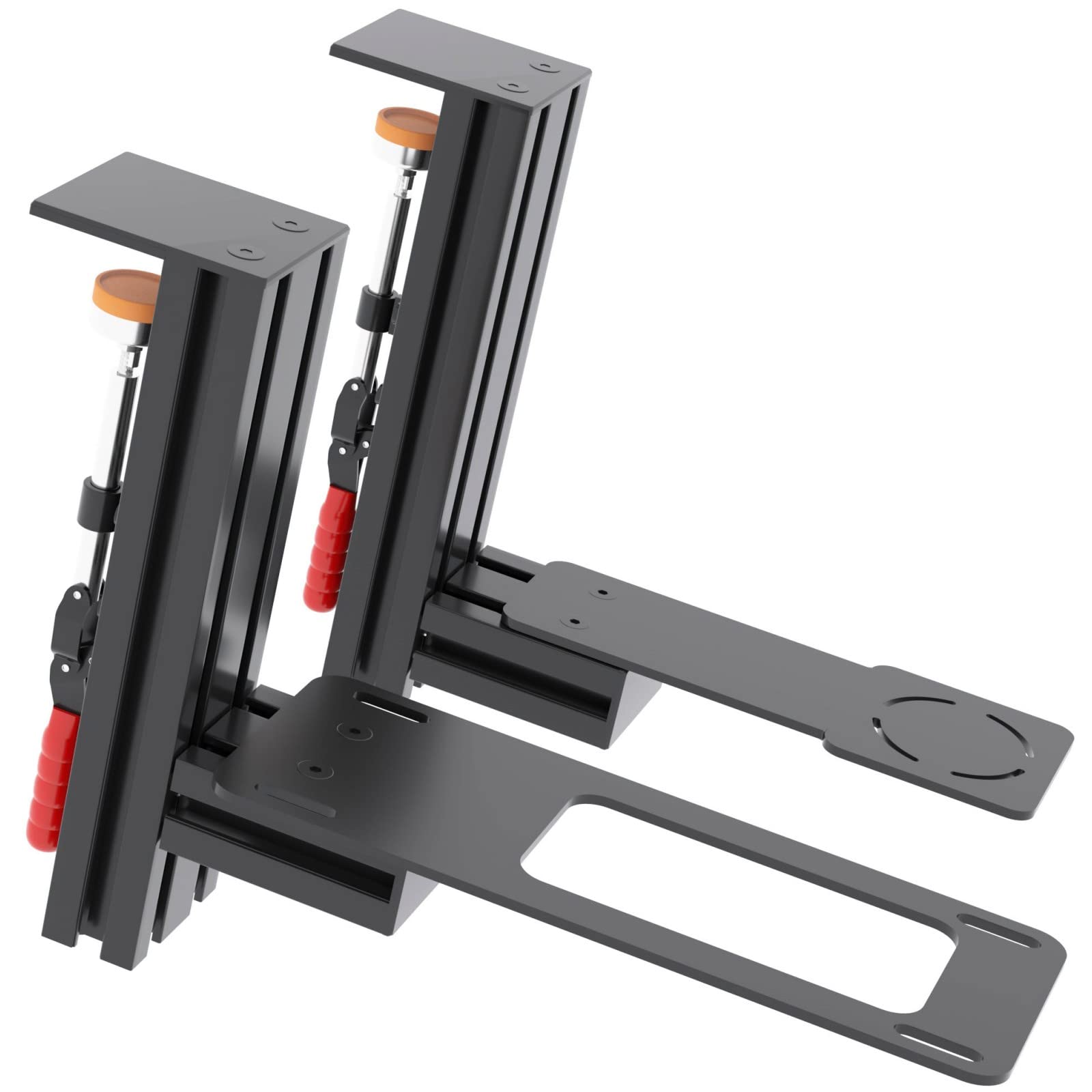 Photo 1 of Meza Mount-Set of 2 Hotas Desk Mount for The Flight Sim Joystick Mount Compatible with Thrustmaster Warthog/WinWing Orion 2,Adjustable height and position Hotas Mount,Flight Joystick Mount