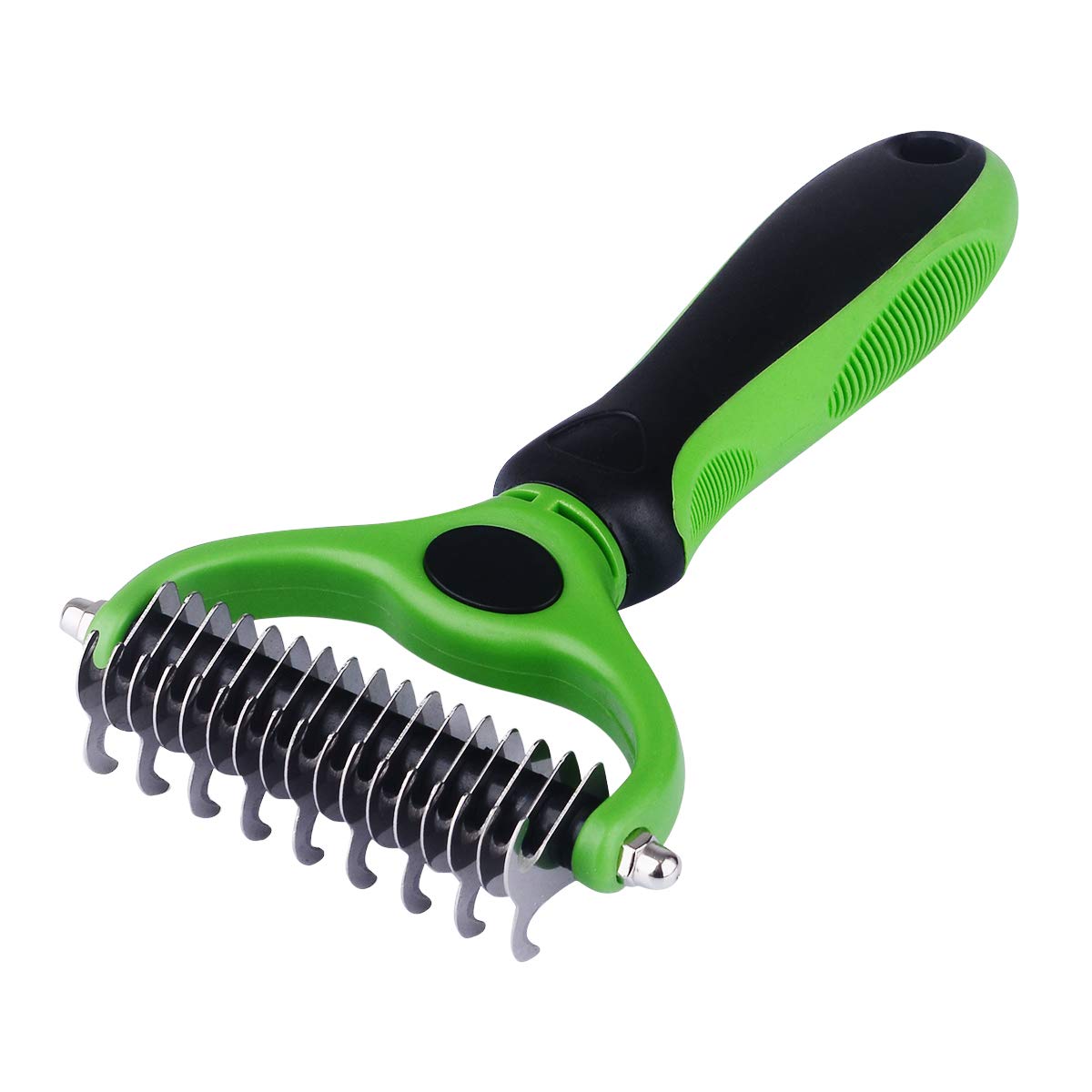 WLWQ Best Dematting Tool for Dogs - Dog Grooming Comb for Undercoat Removal