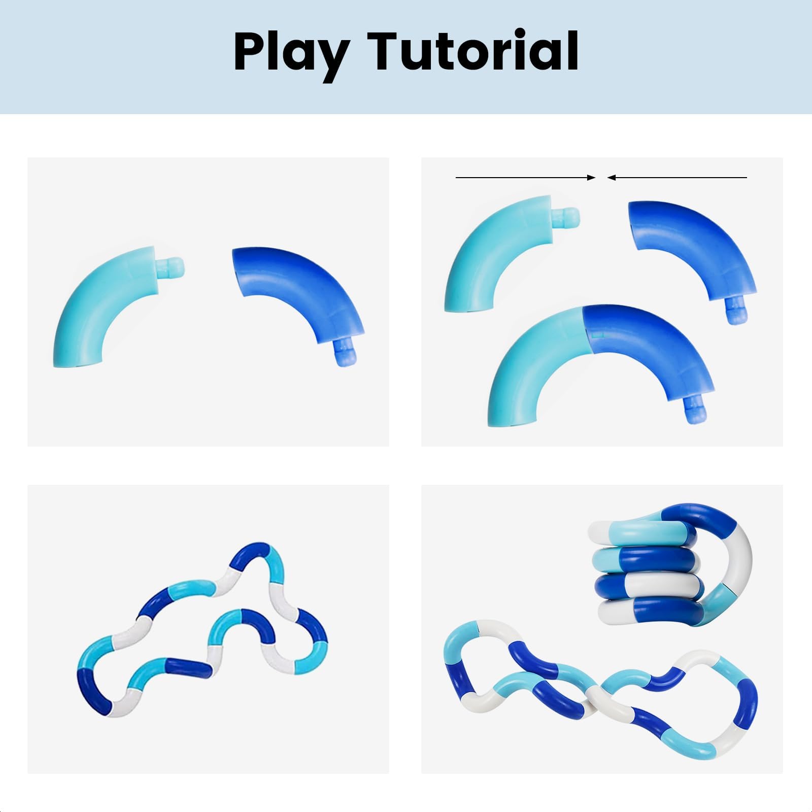 Twistable Sensory Toy For Kids & Adults, Stress Relief, Classroom