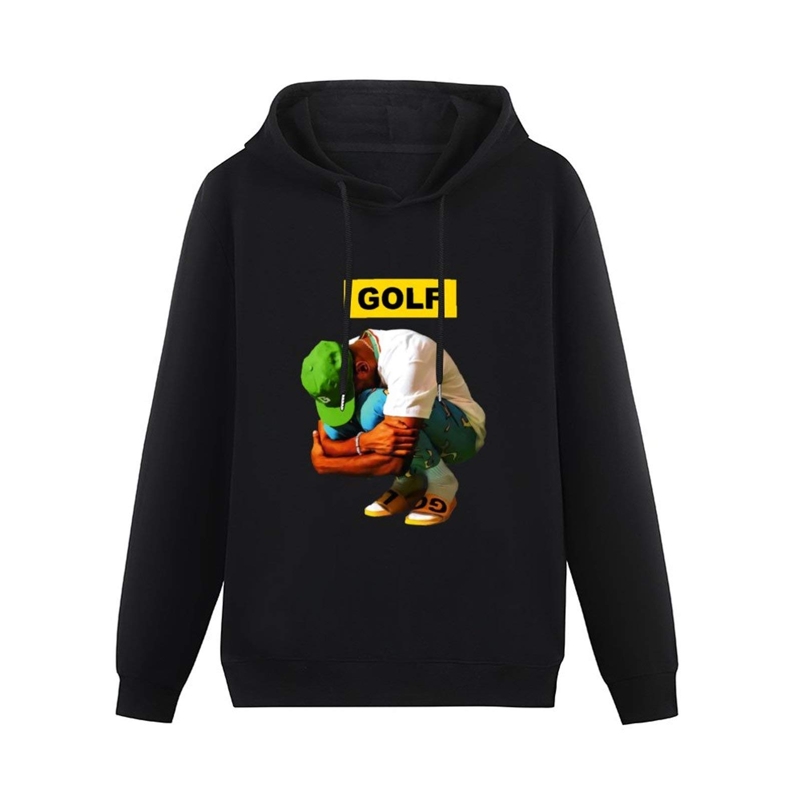 Golf Wang Tyler The Creator RapPrinted Cotton Hooded Sweatshirt Single-Sided Printing Pocketless Swe