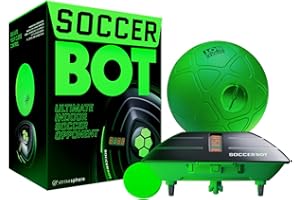 STRIKESPHERE Soccer Bot - Ultimate Indoor Soccer Game with Score Tracker and Speed Modes, Soccer Training Toy