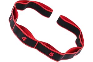 Fitness Exercise Resistance Band with Number Elastic Stretch Tension Pilates Pull Rope Enduring Fitness Exercise Band with Nu