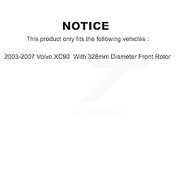 Transit Auto Front Rear Ceramic Brake Pads And