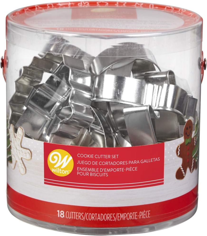 Wilton Holiday Shapes Metal Cookie Cutter Set