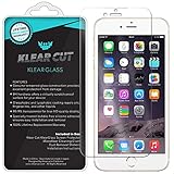 iPhone 7 Screen Protector, Klear Cut KlearGlass Ballistic Tempered Glass Screen Protector for iPhone 7 HD Clear 9H Hardness Anti-Bubble Shield - Lifetime Warranty