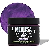 Medusa Semi-Permanent Hair Color, Vegan and Cruelty-Free Hair Dye, Last up to 24 Washes, Non-Damaging Conditioning Hair Color (Spellbound, 5 fl oz)