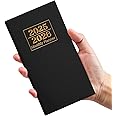 Pocket Calendar 2025-2026 for Purse, Monthly Pocket Planner Small Size (6.5" x 3.5"), Two Year Monthly Planner Pocket Size from Jan 2025 to Dec 2026 - Black