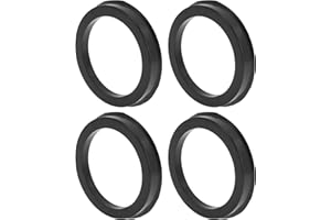 INFINAUTO Car Wheel Hub Centric Rings OD 72.1mm to ID 57.1mm Wheels Center Shaft Shock Absorbing Hubrings Polycarbonate Black Durable