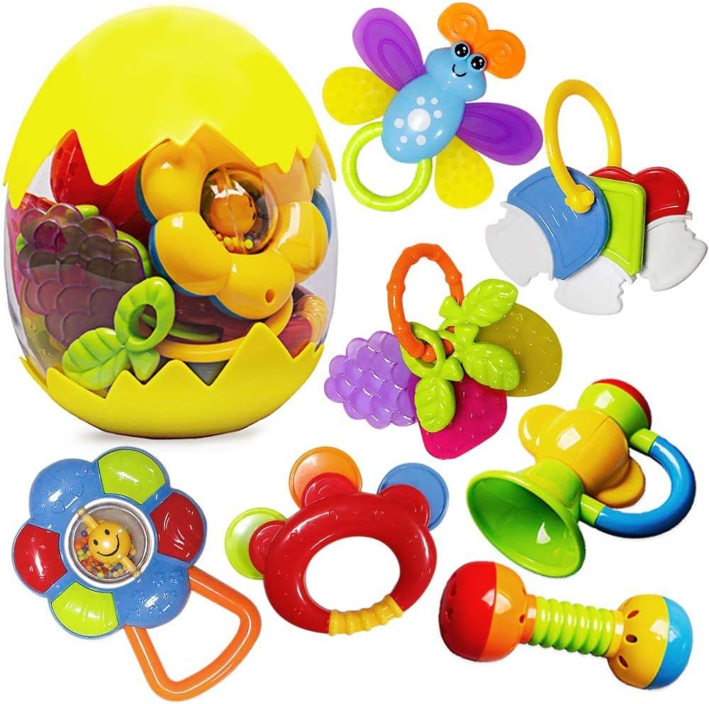 Rattle Teether Set Baby Toys 