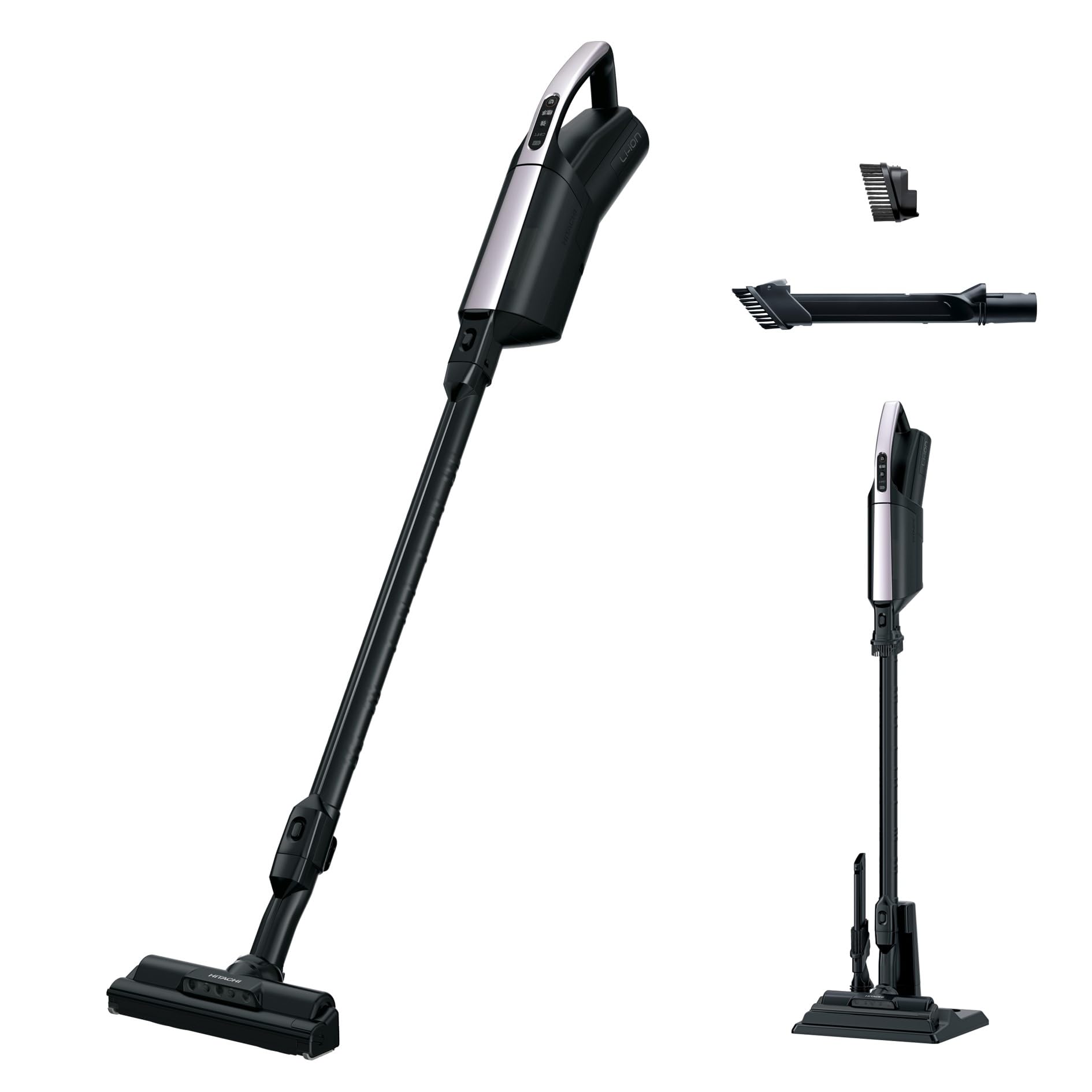 日立(HITACHI) 掃除機 かるパックスティック 紙パック式 スティッククリーナー PKV-BK3K V ライトラベンダー 日本製 強力パワー 軽量 自走式商品画像