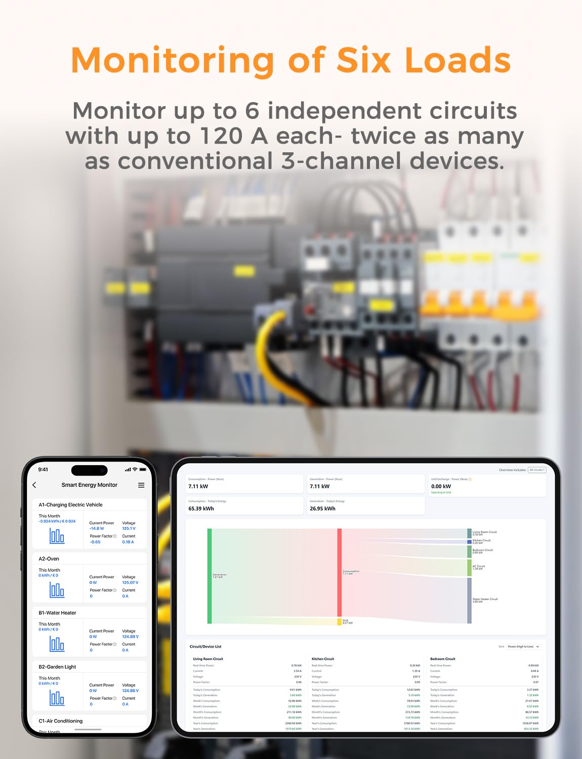 Refoss app interface showing options for CT flip correction and data export granularity.