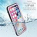 iPhone X Waterproof Case, GOCOOL iPhone X Protective Case, Clear Sound, Slim Profile, Built-in Protector, Full Protective Case for iPhone X ONLY, Waterproof, Dirtproof (Pink)