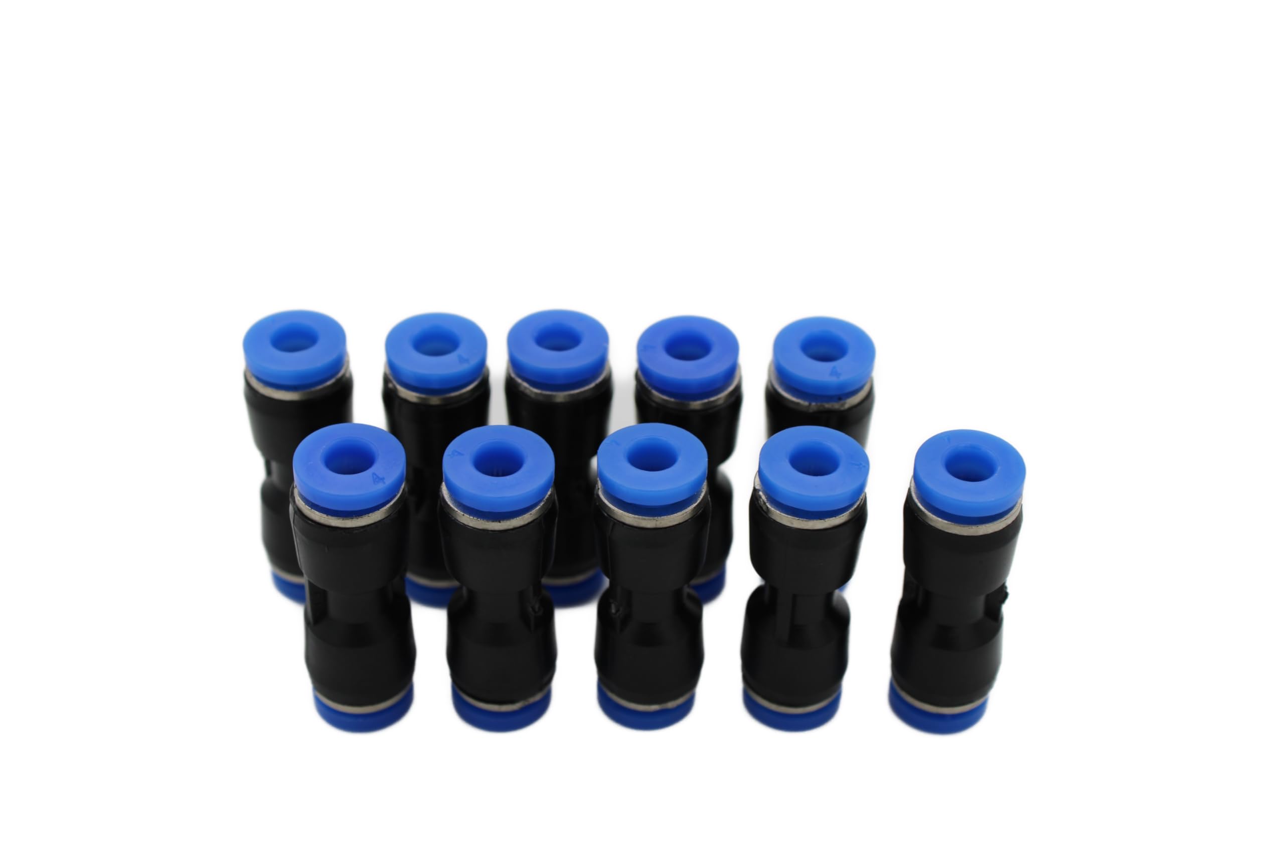 Pneumatic Hose Connector IQS 4 to 16 mm (10, Straight Connector - Diameter 4 mm)