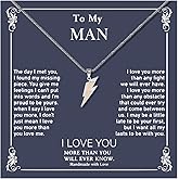 Someki To My Man Necklace Italian for Men Silver Cross Necklace Cuban Link Chain Durable Colorfast Inspirational Birthday Gifts for Men Husband Boyfriend