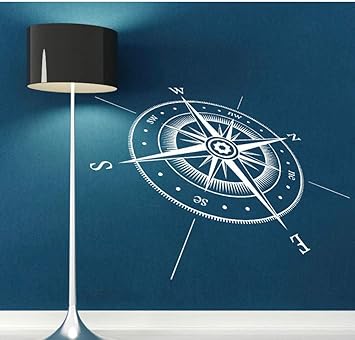 Nueva Llegada Brujula Calcomania De Pared Norte Sur Este Oeste