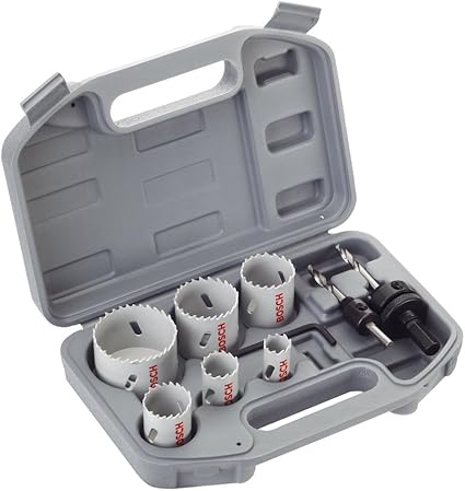 Bosch 2608580862 Coffret De 9 Scies Trepan Bimetal Hss Universal 24 27 32 35 40 52 Mm Amazon Fr Bricolage