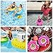 Roksy Inc Inflatable Drink Holders 15 Pack Floats Inflatable Beverage Cup Coasters Set Summer Swimming Pool Party Supplies Bath Toys for Baby Kids Toddlers Teens Adults Party Favors