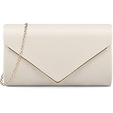 TINDTOP Clutch Purses for Women, PU Leather Formal Evening Bags Shoulder Party Handbags Wedding Cocktail Prom Clutches