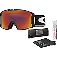 Oakley Line Miner Snow Goggle (Matte Black Frame/Prizm Torch Iridium Lens) with Lens Cleaning Kit