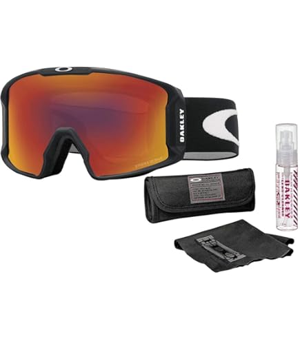 Amazon.com : Oakley Line Miner Snow Goggle (Matte Black Frame