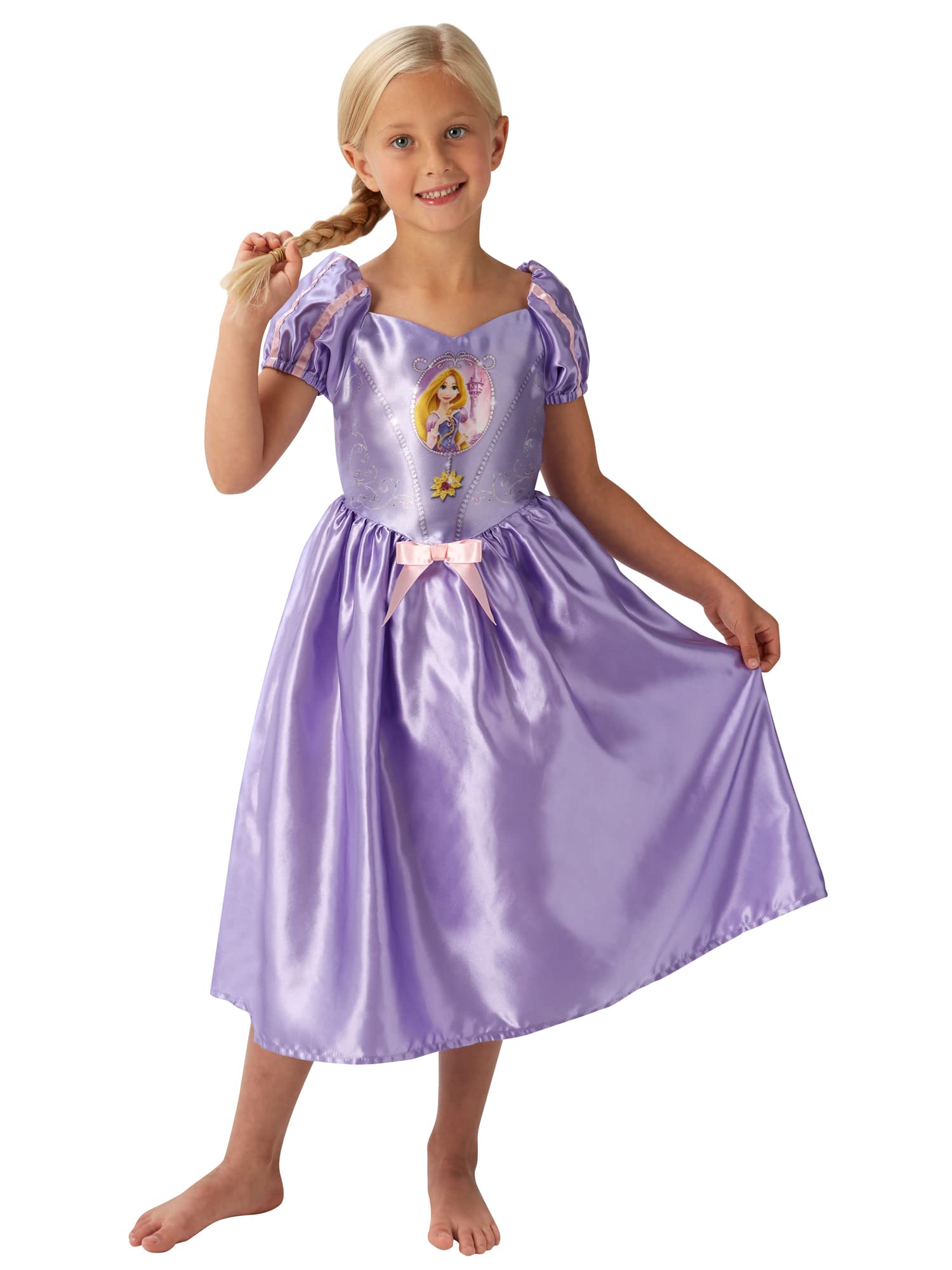 Rubie's Official Girl's Disney Princess Fairy Tale Rapunzel Costume - Small Ages 3 - 4, Purple, 620539S