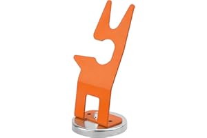 Flameweld TIG Welding Torch Holder - MIG Welding Gun Holder With Strong Magnet Base for TIG Plasma Torch, 5.7inch Orange