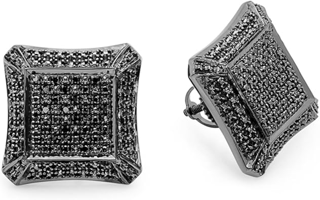 DazzlingRock Collection 14k Or blanc Rond Noir